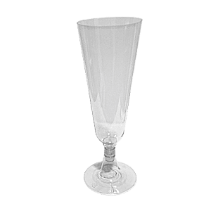 כוס שמפניה +רגל 12 יח