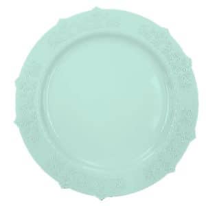 10 צלחות ויקטוריה 10" טורקיז