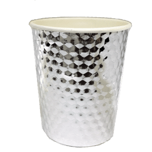 כוס נייר בועות 8יחידות -כסף