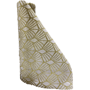 גליל ראנר מעוטר 24*2.2 מטר קרם זהב