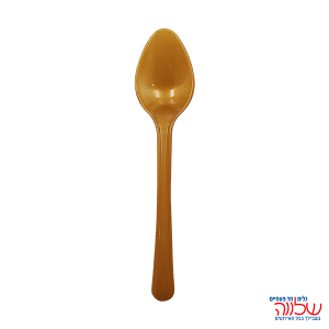 כפית זהב חד פעמי קשיח ארוז 50 בחבילה