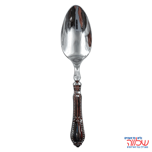 כף רטרו מוכסף אלומיניום 10 יח'