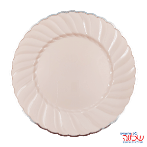 צלחת לוטוס "10" ורוד 10 יח'