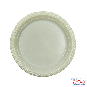 צלחת 9 צבעוני ארוז 20 קרם