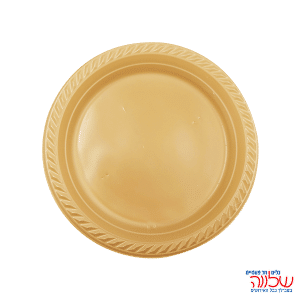 צלחת 9 צבעוני ארוז 20 זהב