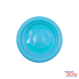 צלחת 7 צבעוני ארוז 25 תכלת