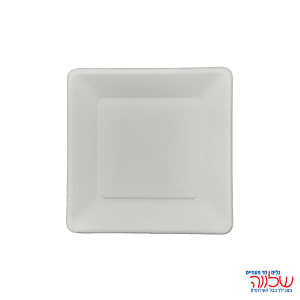 צלחת מרובע 7 מתכלה קני סוכר 20יח'