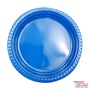 צלחת 10 צבעוני ארוז 25 כחול