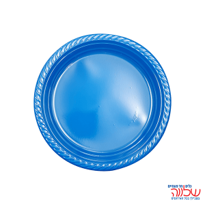 צלחת 7 צבעוני ארוז 25 כחול