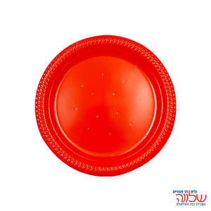 צלחת 7 צבעוני ארוז 25 אדום