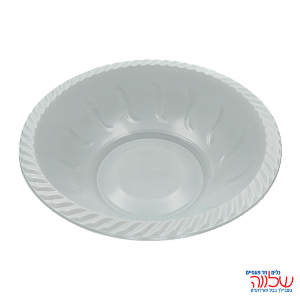 קערה עמוקה "צבעוני" לבן ארוז 10 יח'