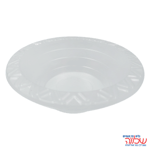 צלחות מרק 25 יח' שקוף קריסטלי