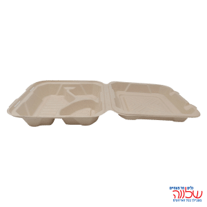 לנצ' בוקס נייר גדול מחולק מתכלה