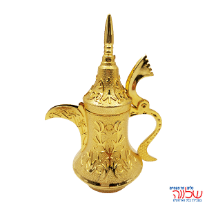 קומקום תה למילוי סוכריות קטן זהב