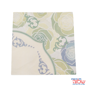 20 מפיות מהודרות 33/33 פרחים קרם