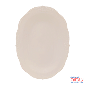 מגש אובלי קרם 3 יח' וינטג'