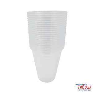 3 חבילות כוסות פלסטיק שקופות 160 מ'ל חד פעמי ארוז 50 י'ח