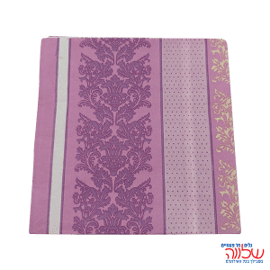 חב' 20 מפיות 33/33 דמוי תחרה סגול