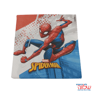 מפיות נייר מתכלה ספיידרמן 20 יח'