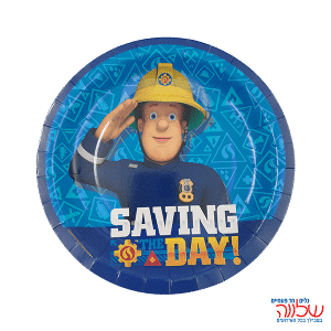 צלחת עגולה 23 ס"מ נייר סמי הכבאי