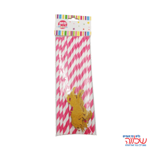 קשיות נייר 12 י'ח ורוד חד קרן