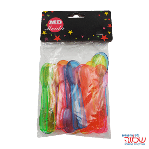 מיני כפית צבעוני 30יחידות