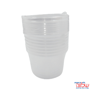 גביע 500 גר' +מכסה ארוז 8 יחידות