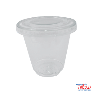 כוסות פט 3oz+מכסים 25 יח'