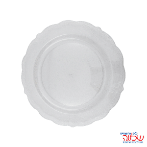 צלחת לייט וינטג נצנצים כסף 9" 10 יח