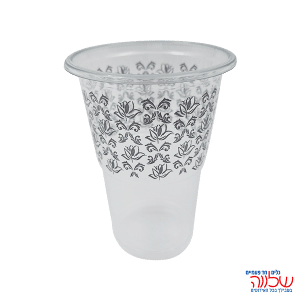 כוסות מרוקאית  מעוטר ארוז 50 יחידות שחור