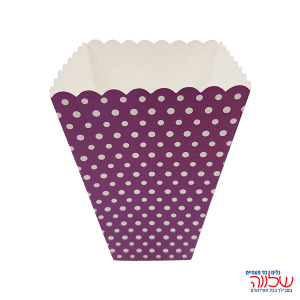 קופסאת פופקורן כוכבים/נקודות 3 יח'