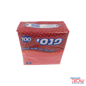 מפיות פנסי צבע אדום 100 י'ח