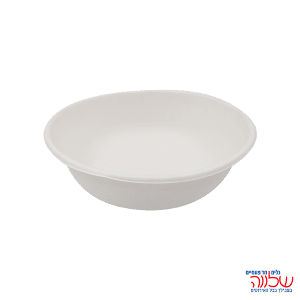 קערה עגולה מתכלה 12יח'