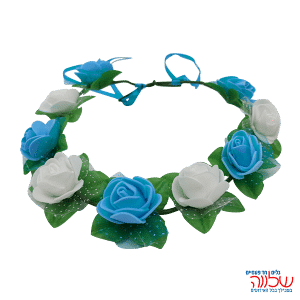 זר לראש כחול