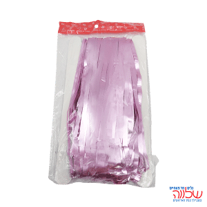 וילון פרנזים לדלת 1*2 מטר ורוד