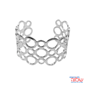 חבקי מתכת 6יחידות כסף