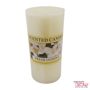 נר ריחני גדול קרם