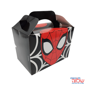 קופסת לאנץ בוקס קרטון ספיידרמן 6 יח'