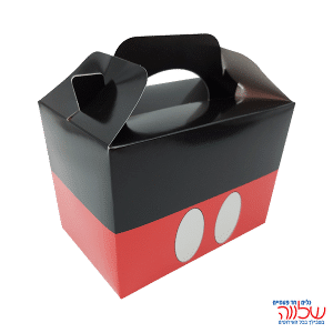 קופסת לאנץ בוקס קרטון מיקי 6 יח'