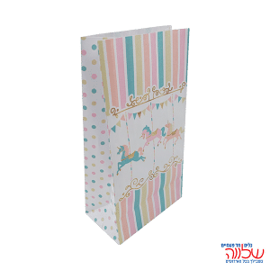 שקית נייר בסיס 6 יח' חד קרן קרקס