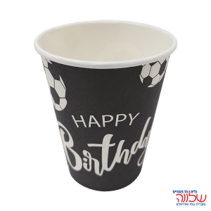 כוסות נייר 8יחידות כדורגל