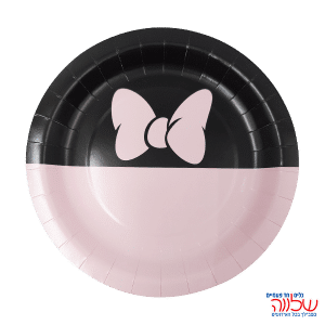 צלחת נייר 20 ס"מ עגולות 8 יח' מיני מאוס קלאסי