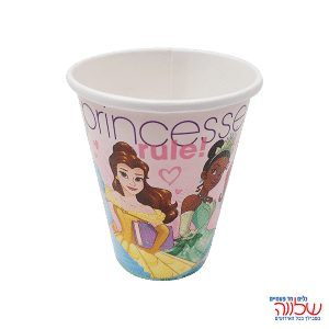 כוס נייר 9 אוז 8 יח' נסיכות