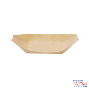 סירה מעץ גדולה 25יחידות 17.5ס"מ