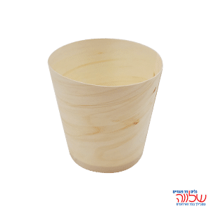 כוסיות מעץ טבעי ק.6 ג.5.5 25 יחידות