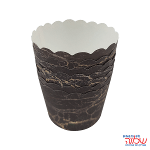 מאפינס M שיש 40 יח שחור