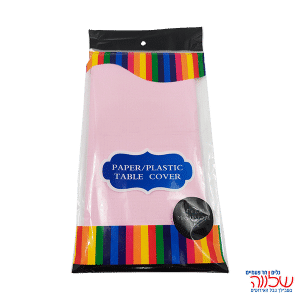 מפת שולחן נייר 1.37*2.74 ורוד בייבי