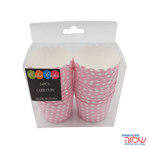 מאפינס קטן 24יחידות ורוד