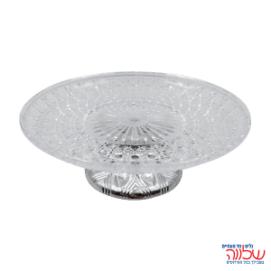 מגש פלסטיק מעוצב רגל כסף