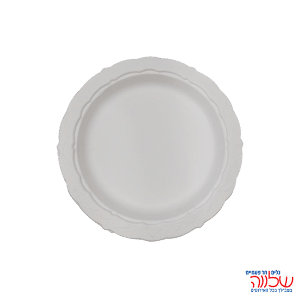 צלחת "7.5" מתכלות מעוטרות  25יח'